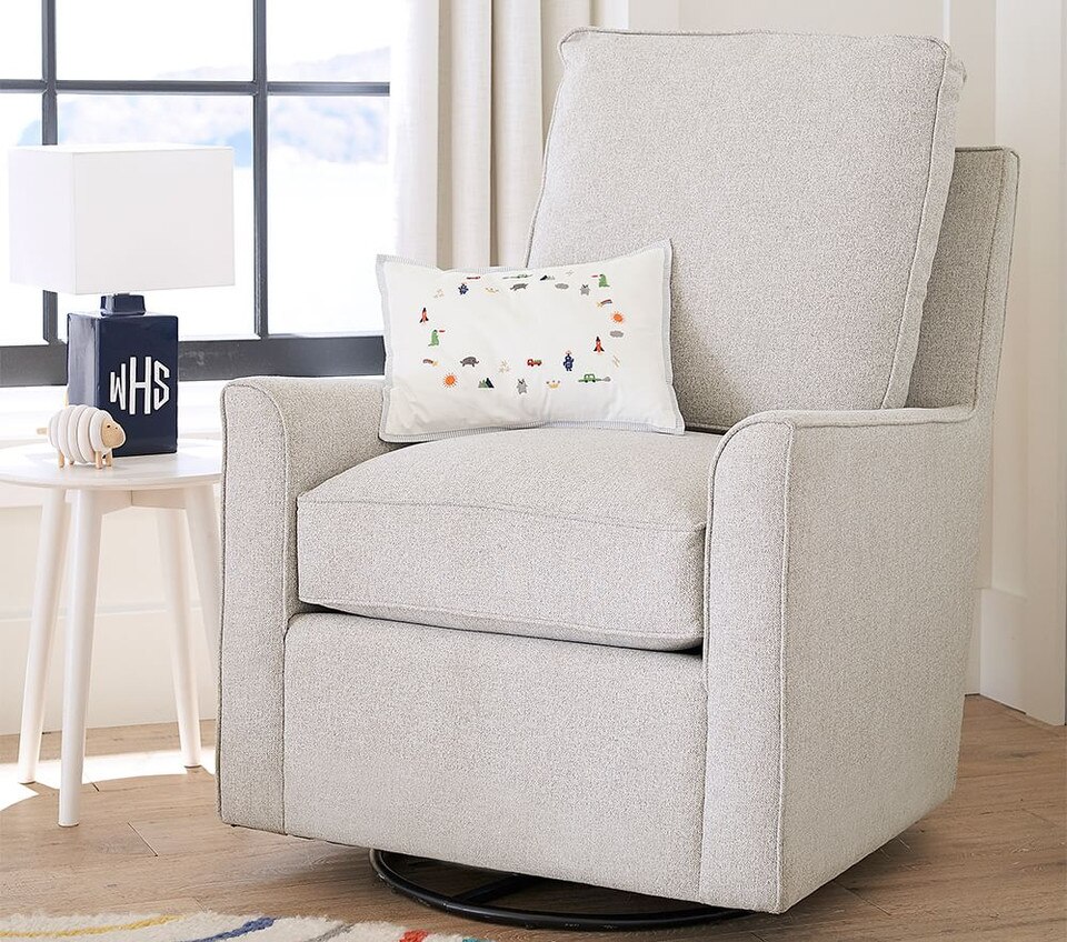 Bedford Swivel Glider & Ottoman Pottery Barn Kids Australia